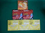 Lote com 6 mídias, sendo uma DVD-RTDK, duas CDR intec e três CDR-ELCOM. Todas lacradas.