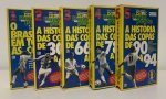 Lote contendo 05 (Cinco) Fitas VHS: O BRASIL EM TODAS AS COPAS. VÍDEO COLEÇÃO ISTOÉ - RUMO AO PENTA. Capas e Mídias em Excelente Estado de Conservação. Não testadas, Usadas , necessita limpeza.