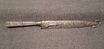 Faca gaúcha marca  Corneta, lâmina em inox. Usada. Excelente estado. Possui 25 cm comprimento e sua lâmina com 13,5 cm comprimento.