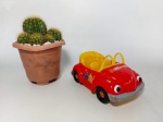 COLECIONISMO - MCDONALDS: Raro brinquedo carrinho fusca do McDonalds. Medidas: altura total: 8 cm, largura: 11 cm e comprimento: 17 cm.