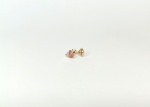 BRINCO ROCOCO OURO AMARELO 18K, TAMANHO DO ARO: -, PESO: 0,62g, POSSUI PEDRA ZIRCONIA, SUGESTAO DE U