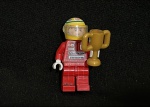 RARO BONECO LEGO AYRTON SENNA ORIGINAL