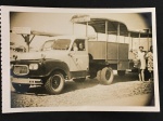 Cartão Postal Curitiba, Paraná. Caminhão para o transporte de banhistas, Centro - Praia.