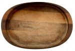 Tábua de carne em madeira nobre com selo do fabricante. 45x30cm