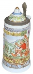 Antiga caneca para CHOPP "SAUFST STIRBST" Ceramarte LTDA - Rio Negrinho/SC. Medida: 21x13x10cm