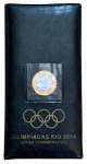 ALBUM COM AS 16 MOEDAS DAS OLIMPIADAS SOBERBA A FLOR DE CUNHO.