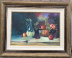 L. SIMÕES - Quadro óleo sobre tela, representando a natureza morta.