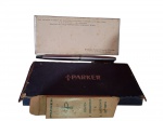Antiga caneta Parker 45 Tinteiro Cromada.