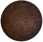 80 Réis - Cobre, Imperador Dom Pedro I