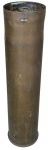 MILITARIA - Antiga e bela cápsula deflagrada de canhão 75mm, MI8, B.B.CO de 1942. Mede aprox. 7,5 cm no diâmetro superior e aprox. 35 cm de comprimento.