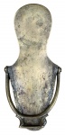 Antiga aldrava de porta em bronze. Med: 20cm
