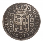 Brasil, 320 Réis 1773, `SUBQ` Prata: (.917) - 8,9gr - 30mm. 