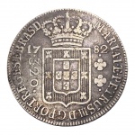 Brasil, 320 Réis 1782, `SUBQ` Prata: (.917) - 8,9gr - 30mm. 
