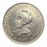 Brasil, 2.000 Réis 1911, Prata: (0.900) - 20gr - 33mm. 