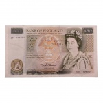 Cédula do Reino Unido (Inglaterra), 50 Pounds 1988 ESCASSA - SOB/FE.