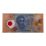 Cédula do Brasil, 10 Reais 2000, `Polímero` FE. 