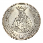 Portugal, 200 Escudos 1995, `V Série dos Descobrimentos - Dividindo Terra e Mares - Morte de D. João II Príncipe Perfeito`, Cupro-Níquel.     