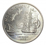 Portugal, 200 Escudos 1998, `IX Série dos Descobrimentos - Vasco da Gama e o Caminho Marítimo para a Índia: Moçambique`, Cupro-Níquel.    