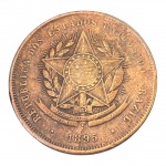 Brasil, 20 Réis 1895, Bronze. 
