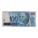 Cédula do Brasil, 100 Reais 2007, Série AA5389 2ª Chancela SOB/FLOR. 