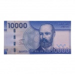 Cédula do Chile, 10000 Pesos 2009 SOB/FLOR. 