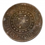 Brasil, 40 Réis 1893, Bronze. 