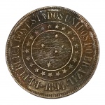 Brasil, 40 Réis 1894, Bronze. 