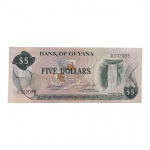 Cédula da Guyana, 5 Dólares FE. 