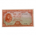 Cédula da Irlanda, 10 Shillings 1962. 
