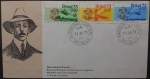 Envelope 1º dia da Série Santos Dumont, Brasil 1973  3 selos de Cr$ 0,20 a Cr$ 2,00. Homenagem ao c
