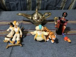 Lote de figuras da franquia Aladdin (anos 90).