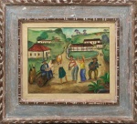 Anita Malfatti - Festa Caipira - Óleo sobre Tela Med;47x38cm Sem Moldura (Acompanha Certificado da S