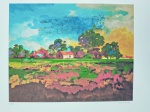 Sorensen, Paisagem, gravura, tiragem 79/100, 50x70cm, sem moldura