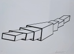 Sérvulo Esmeraldo, Encaixes, gravura, tiragem 15/16, 50x70cm, sem moldura