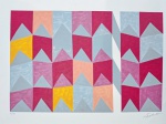 Zi Facella, Mastro e Bandeiras, gravura, tiragem 67/100, 70x50cm, sem moldura