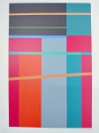Paulo Calazans, Varal de Petrópolis, gravura, tiragem 87/100, 70x50cm, sem moldura