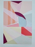 Denise Kovalski, Abstrato Geométrico, gravura, PA, 70x50cm, sem moldura