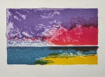 Stori, Composição, gravura, tiragem 88/100, 1990, 25x35cm, sem moldura, necessita de limpeza