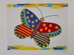 Carlos Furtado, Borboleta, gravura, tiragem 8/100, 22x24cm, sem moldura