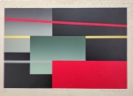 Paulo Calazans, Varal do Morumbi, gravura, tiragem 40/150, 35x50cm, 1990, sem moldura, necessita de limpeza