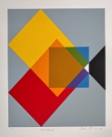 Antonio Peticov, Complexo II, gravura, tiragem 14/70, 2016, 59x50cm, sem moldura