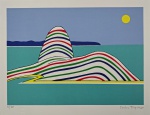 Carlos Furtado, Pão de Açúcar estilizado, gravura, tiragem 12/100, 30x39cm, sem moldura