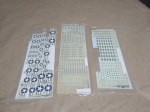 Lote composto por 3 cartelas de decalques  Scalemaster na escala 1/72 cortados!Se necessário solicitar mais fotos, vídeos ou perguntas para análise . Lembre-se de questionar sobre todas as dúvidas até o dia anterior ao dia do pregão ao vivo, solicite fotos e informações se necessário !Antes de efetuar lances, leia as informações importantes e os termos e condições com atenção! Dúvidas devem ser enviadas via WhatsApp (24) 992260836 Grato a todos!!!!
