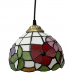 Lustre vitral belissimo mosaico de vidro, medindo 20 cm.