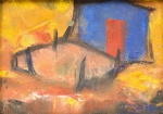 JOSÉ DE DOME (José Antônio dos Santos de Dome, 1921-1982) - Obra em óleo sobre tela intitulada "