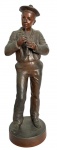 JEAN GARNIER (Mouzeuil, França, 1853  Paris, França,1910) - Escultura em bronze patinado "musici
