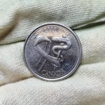 E67 - Moeda Canadá, comemorativa `Série milênio` Saúde 2000