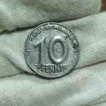 E92 - Moeda Alemanha (DDR) 10 Pfennig 1950 E