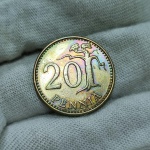E119 - Moeda Finlândia 20 Pennia 1973