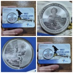 Moeda Holanda - 5 euros - Ano 2010 - Cobre banhado em prata  - 10,5g - 29 mm - KM# 300 -  BLISTER OFICIAL. Séries: Europa Star